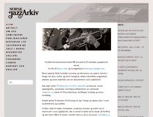 Tablet Screenshot of jazzarkivet.no